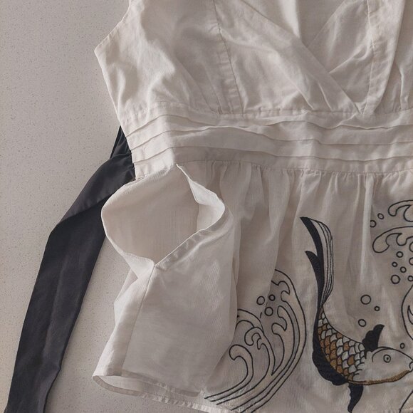 Floreat Anthropologie Koi Blouse 8 - Picture 6 of 11